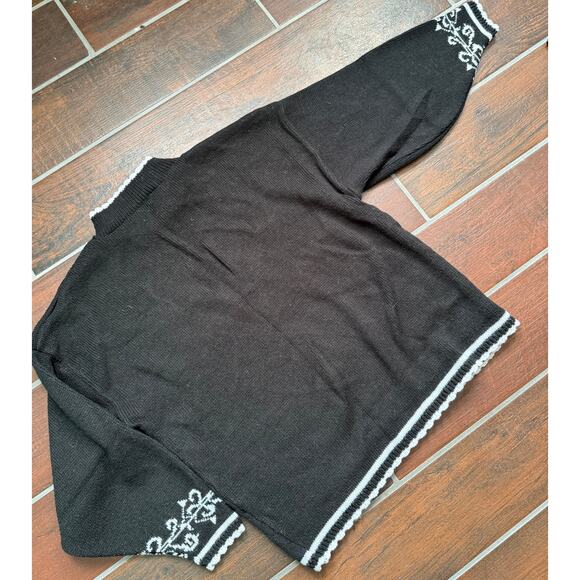 Vintage 80s Cat In The Window Sweater, Medium - Picture 4 of 4